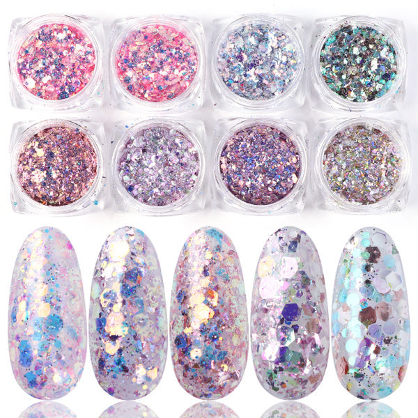 Glitter Mix Nail Set