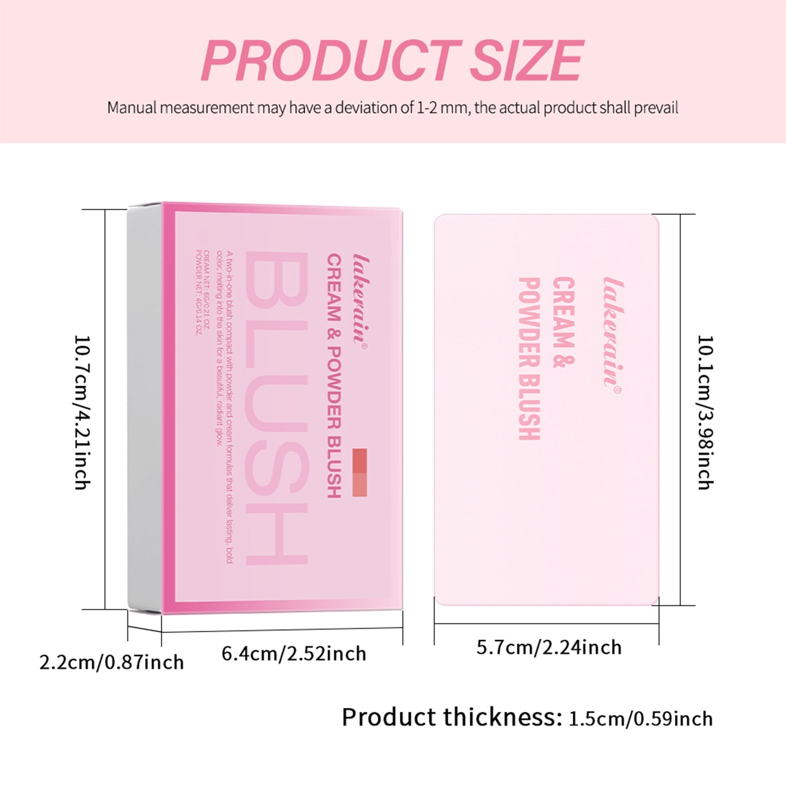 2 in 1 Cream & Powder Blush