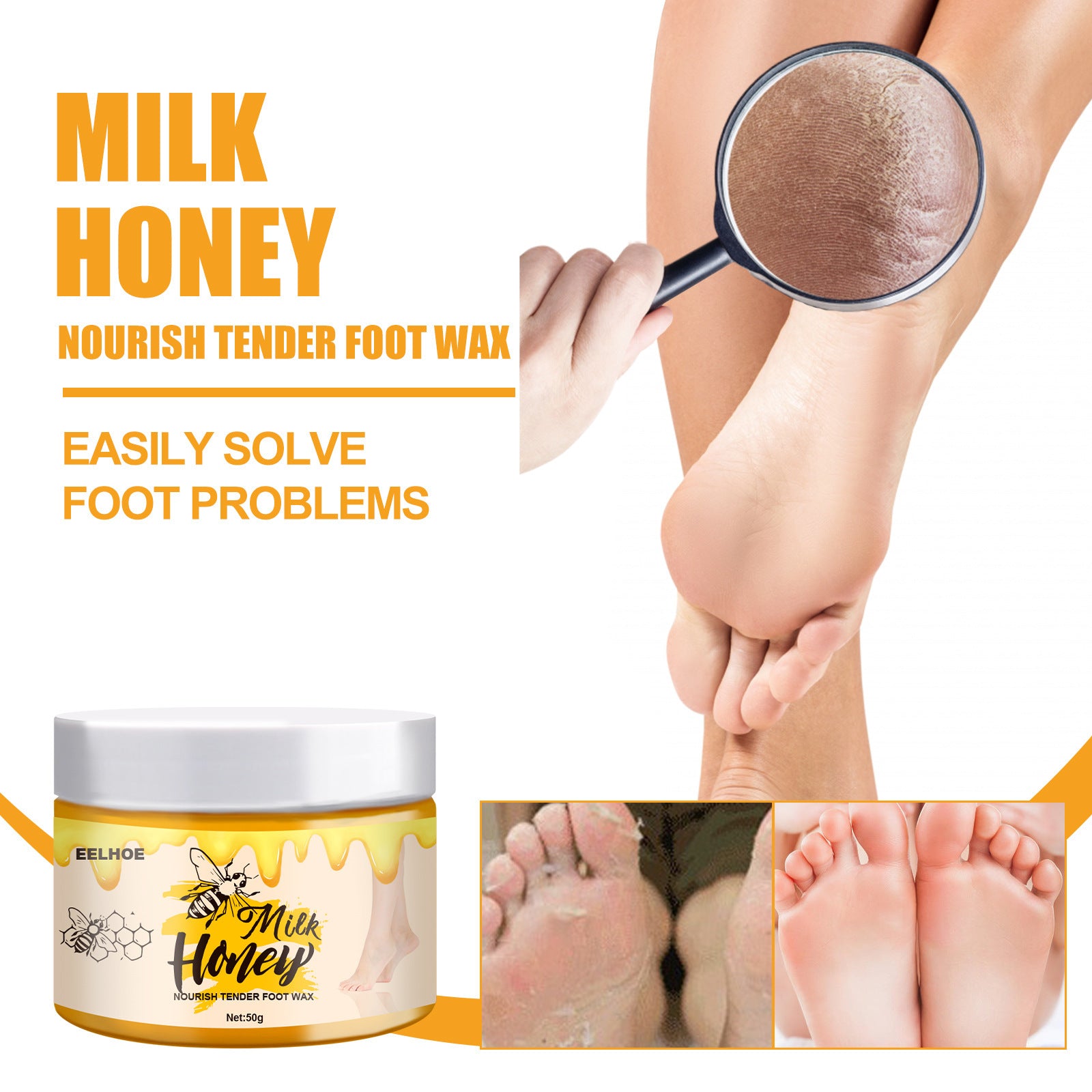 Milk Foot Peel Mask