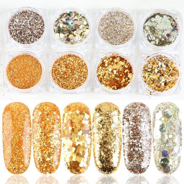 Glitter Mix Nail Set