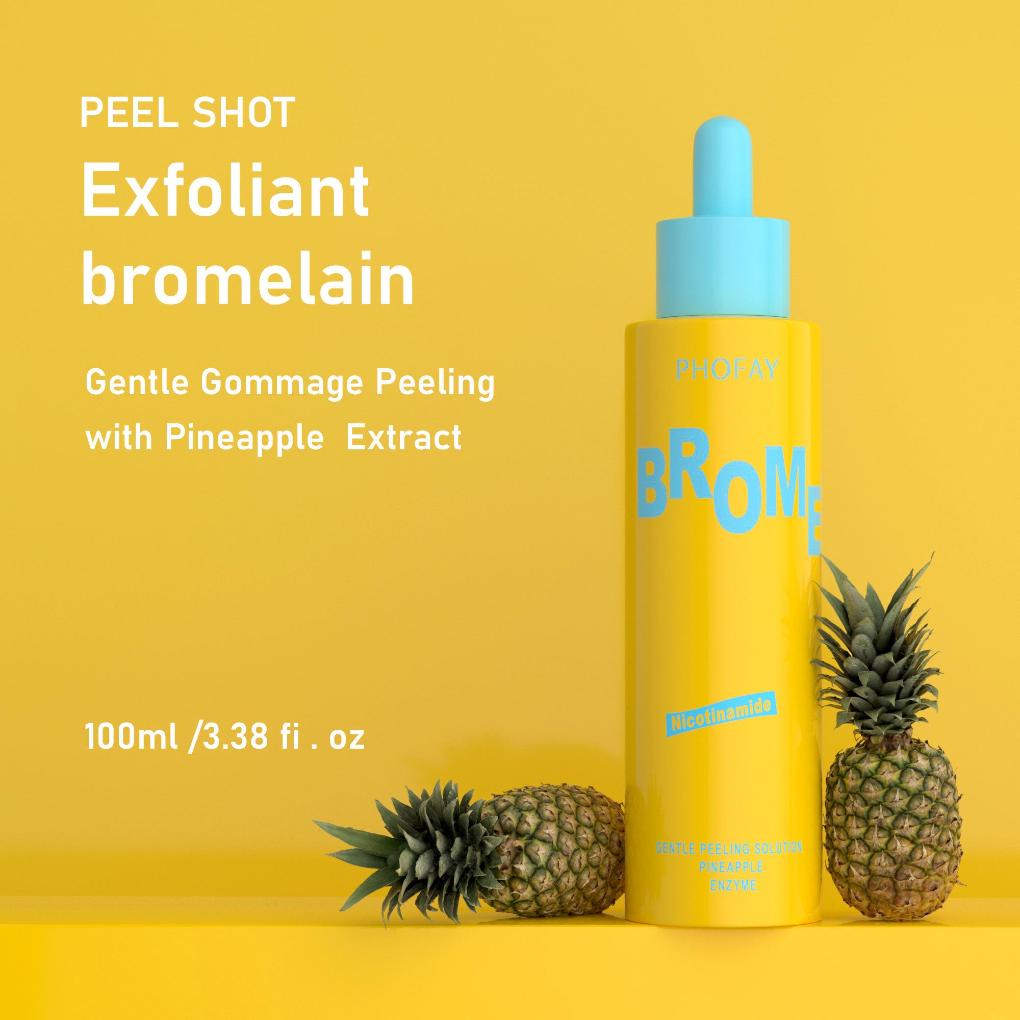 PHOFAY Glycolic Glow Toner — AHA Exfoliating & Brightening Toner