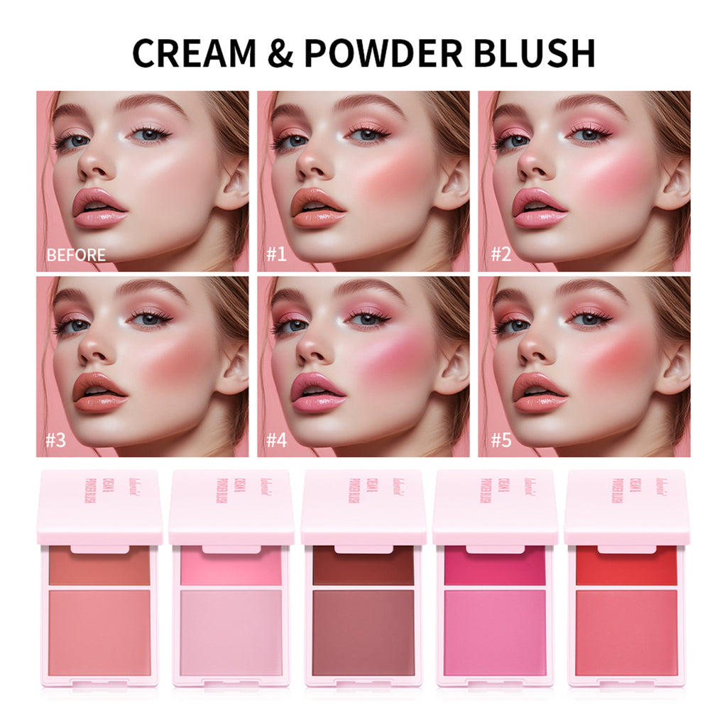 2 in 1 Cream & Powder Blush