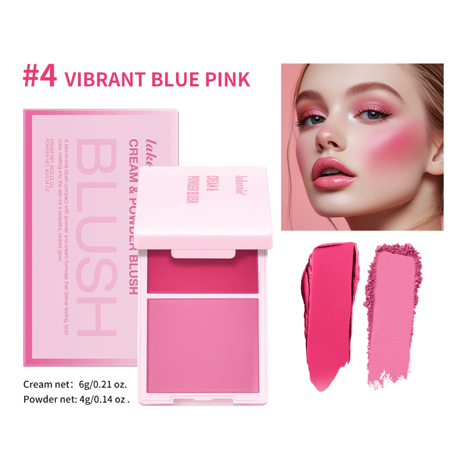 2 in 1 Cream & Powder Blush